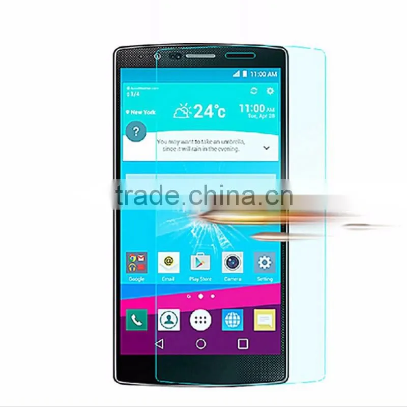 2016 New Trade assurance Service explosion-proof tempered glass screen protector for lg g4