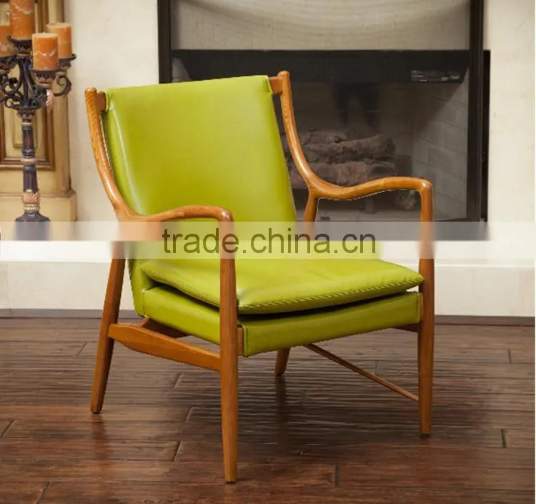 diamond mid-century modern walnut finished lounge chair with hand-stained wood base