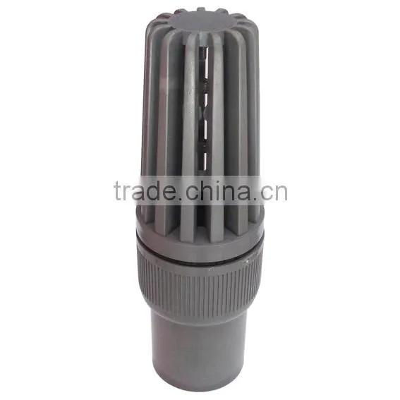 Plastic foot valve with spring for Industrial