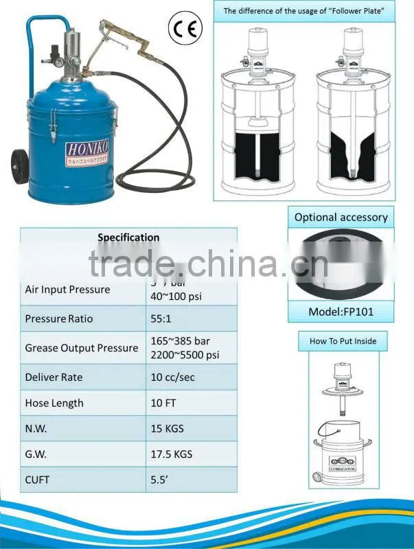 B45-G 55:1 Air Grease Pump