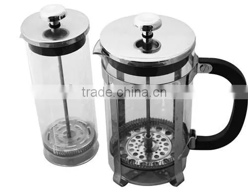 350ml / 3-cup Glass coffee french press