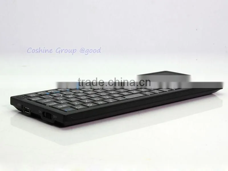 Mini wirelesss keyboard with Multi-touch pad for Android Mini PC iPod/iPhone 4.0 OS/Smart Phone/PC/HTPC/PS3