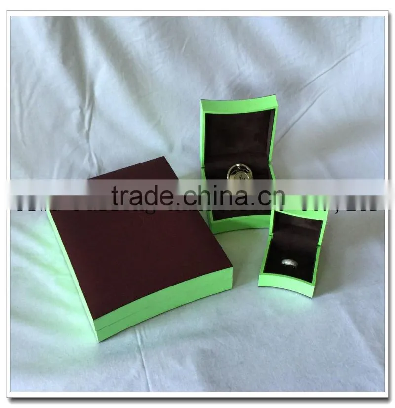 new design plastic jewlery box flocking, custom handmade jewlery gift packaging,colorful wedding jewelry box
