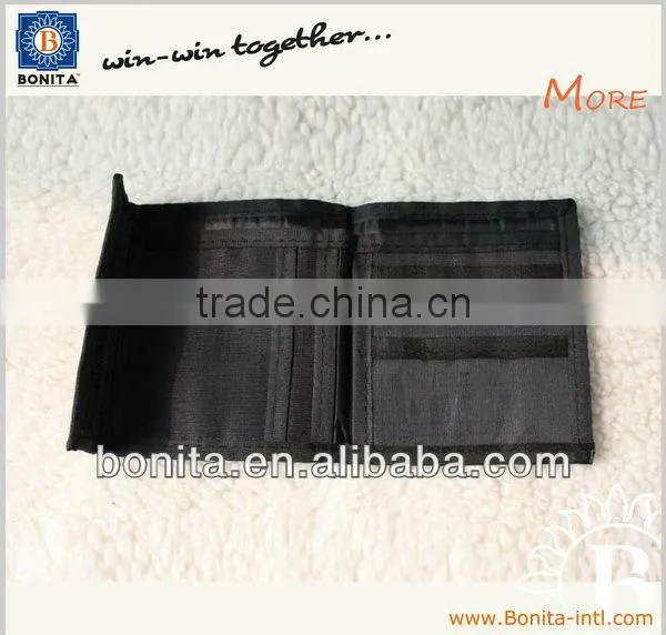 Promotion balck polyester wallet Pouch