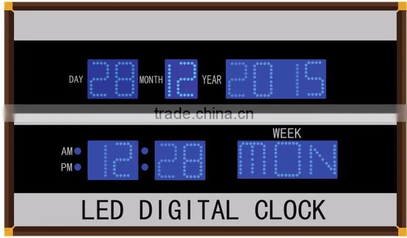 Digital calendar home decor indoor digital clock digital clock circuit