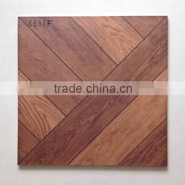 China made rustic floor tile bown color