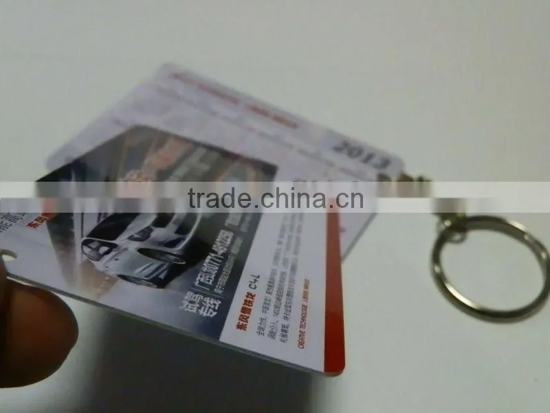 2013 NEW Cheap Promotional Cards Key Chain