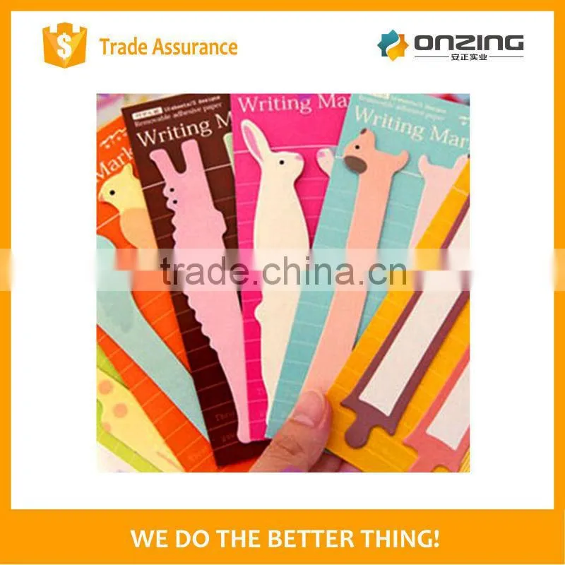 Onzing design china marker peel off cute sticky note set