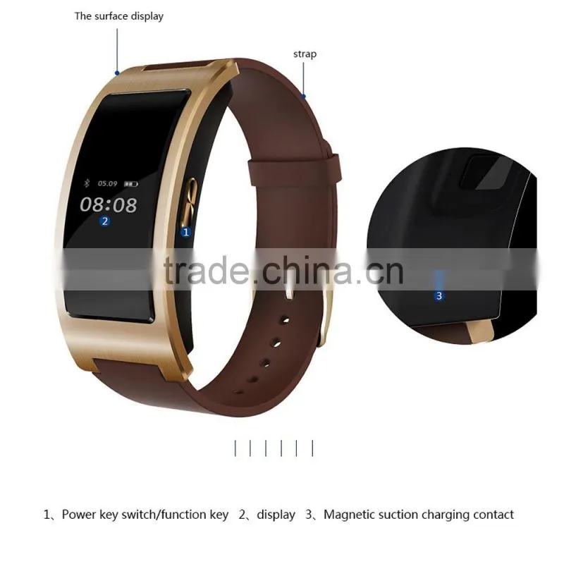 Large screen CK11 silica band sleep monitor blood oxygen monitor fitness tracker smart wristband