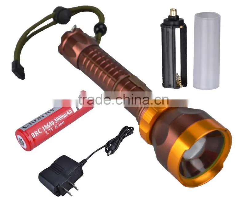 explosion proof aluminum flashlight army tactical flashlight