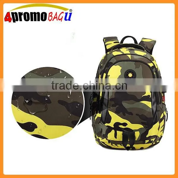 2016 Wholesale children chool bag military soft backpack bag