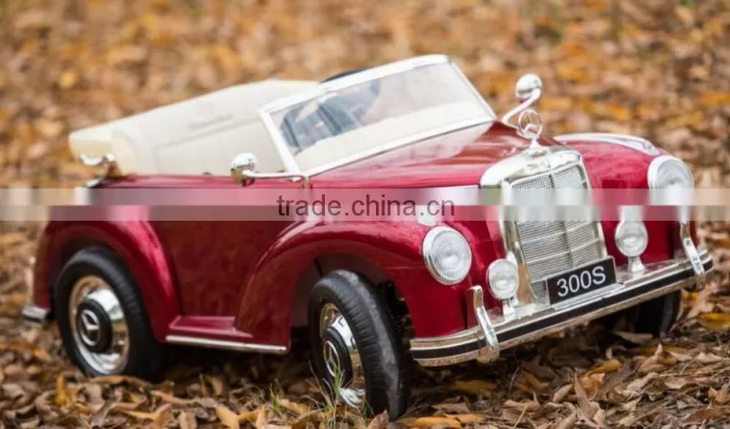licensed mercedes benz 300s 12v battery operated car toy ride on car for kids with 2.4G R/C