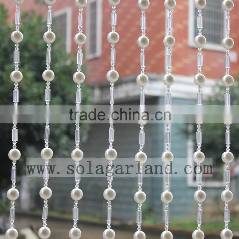 Beauty Decorative String Curtain Strand Acrylic Crystal Beaded Curtain Wedding DIY Party Decor