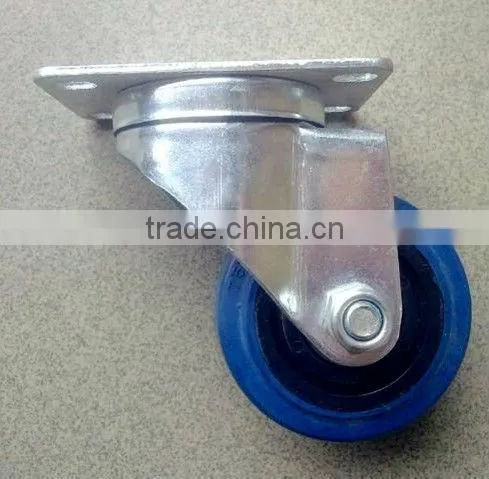 High Quality Polyurethane Fixed Spring Wheels