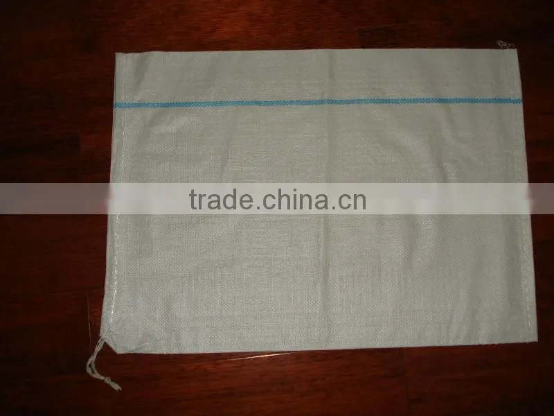 Eco-friendly colorful 60*90cm white pp woven bag