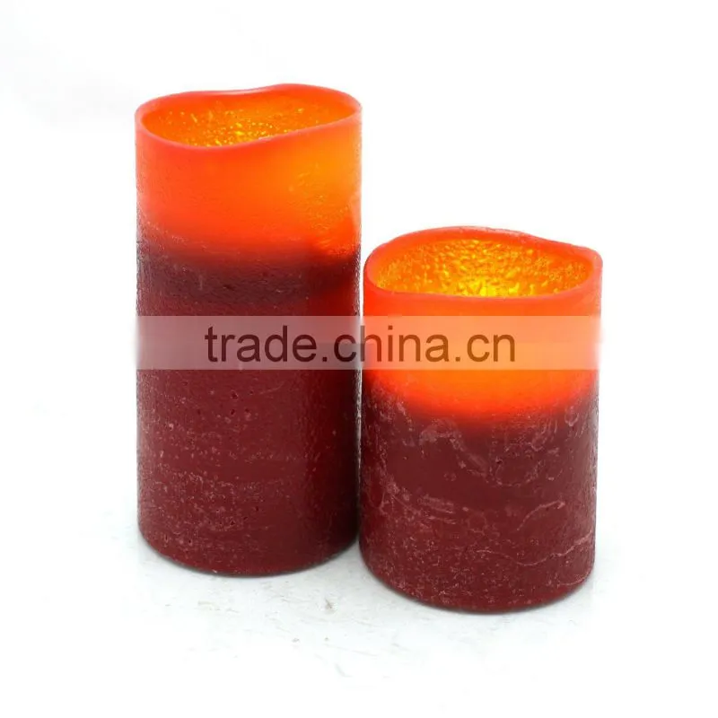 Decorative scented candle battery led candle wholesale with timer