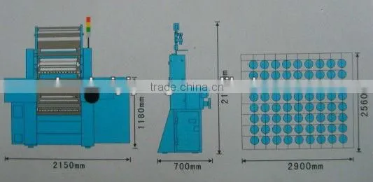 COMZ Crochet knitting machine for making lace