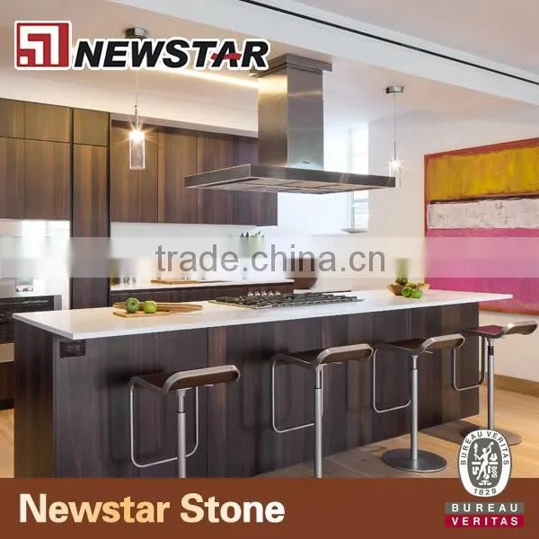 Newstar white quartz counter tops
