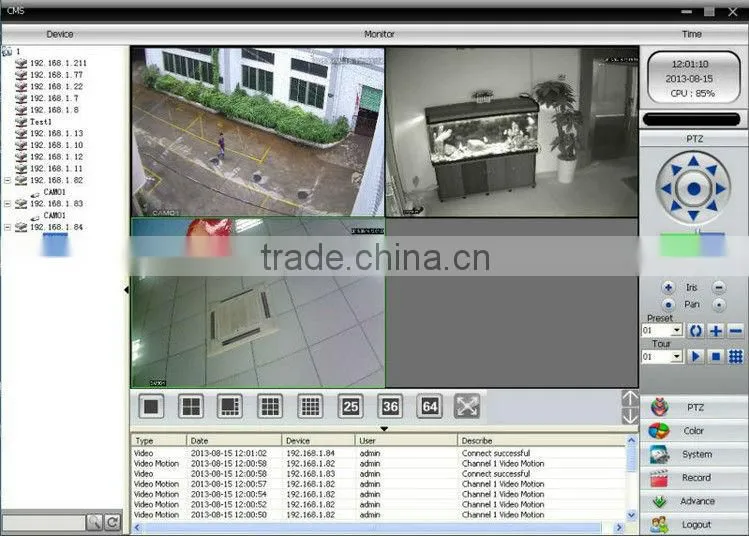video security system 1080P 1/2.5" 2.0 Megapixel indoor/outdoor 4mm fixed lens,20M IR distance Hi 3516C onvif camera