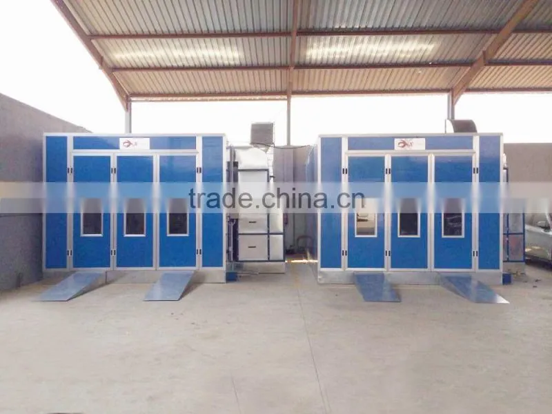 QX2000AB CE Certification Car Paint Booth For Sale With Infrared Lamps Drying Performance