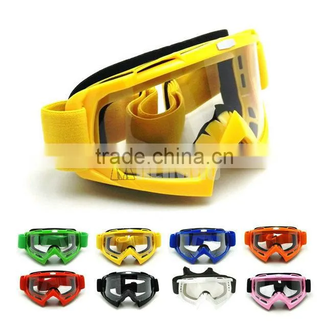 YELLOW safety prescription cycling glasses goggles motorcycle