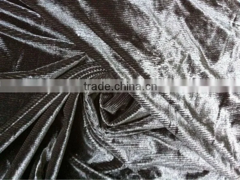 Hot Seal Stripe Korea velvet fabric from direct manufacturer