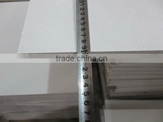 PVC vinyl faced gypsum ceiling tiles 600x600mm