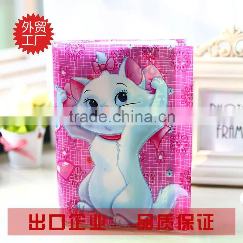 2015alibaba China Plastic High Quality cartoon Wholesale Cheapest PVC wholesale book cover