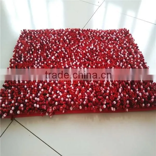 polyester antislip plain cheap fancy door mat