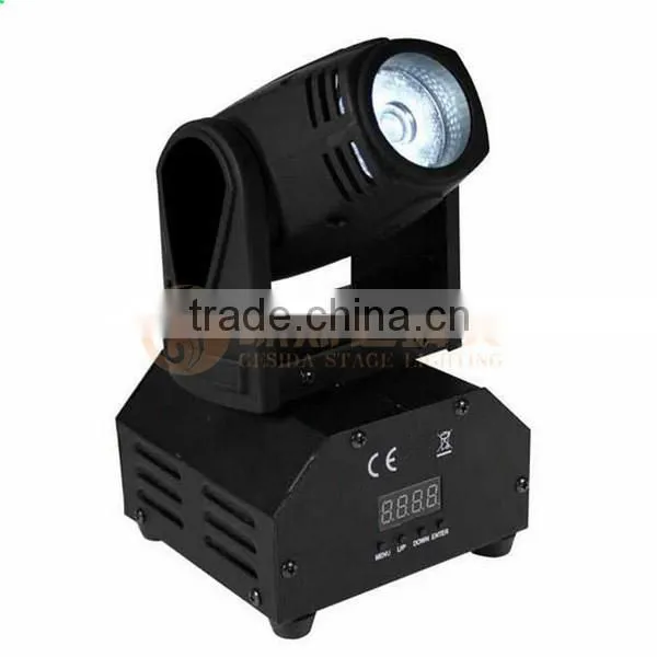 Mini moving head beam led light bulb