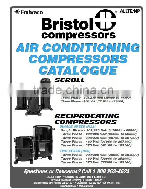 Bristol Reciprocating Compressors H2NG244GPDFR