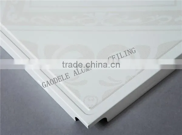 Artistic Aluminum Ceiling with Flower on it,Aluminum Ceiling Panel