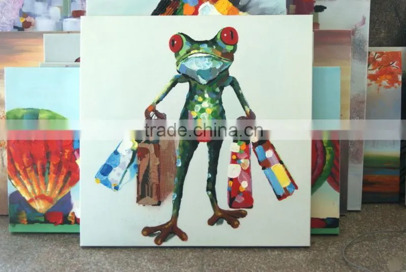 2015 Home Decor Modern Canvas Animal Oil painting