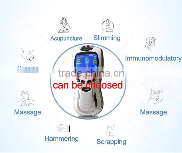 tens acupuncture digital therapy machine massager, body massager digital therapy