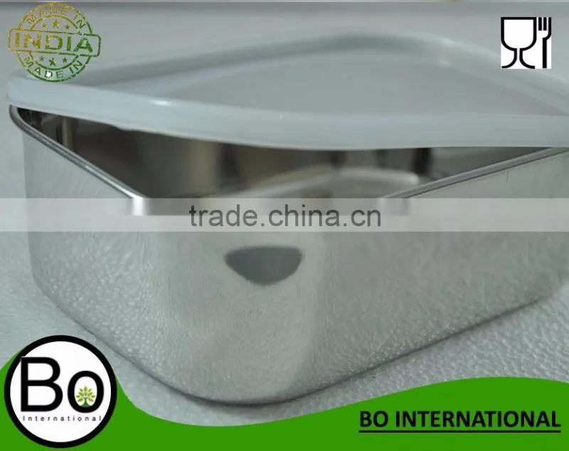 stainless steel lunch box leakproof 7.3 x 5.11 inch