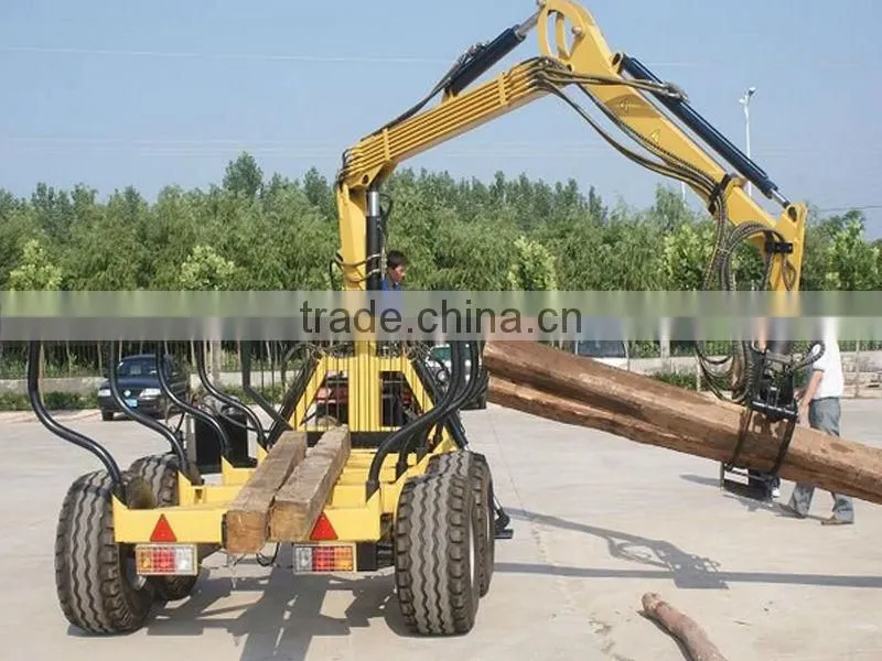 8 ton tipping trailer with digger for sale