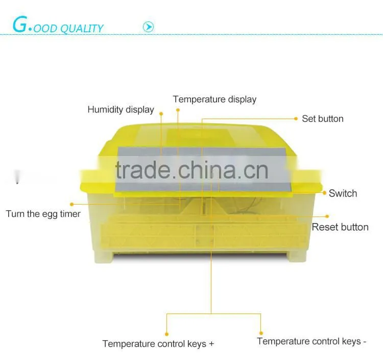 2017 HHD Hot sale Newest full automatic used egg incubators digital egg incubation hatching CE approved