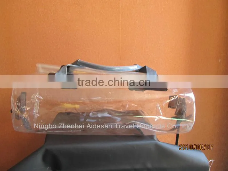New design 500D pvc tarpaulin waterproof travel bag