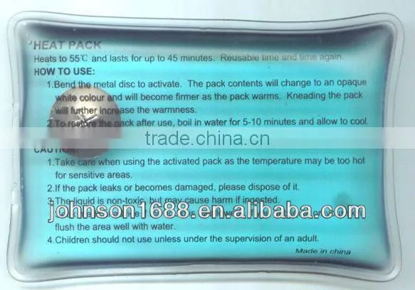 Wine cooler gel bag