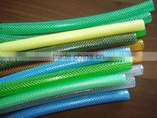 pvc nylon braided hose pipe / transparent hoses