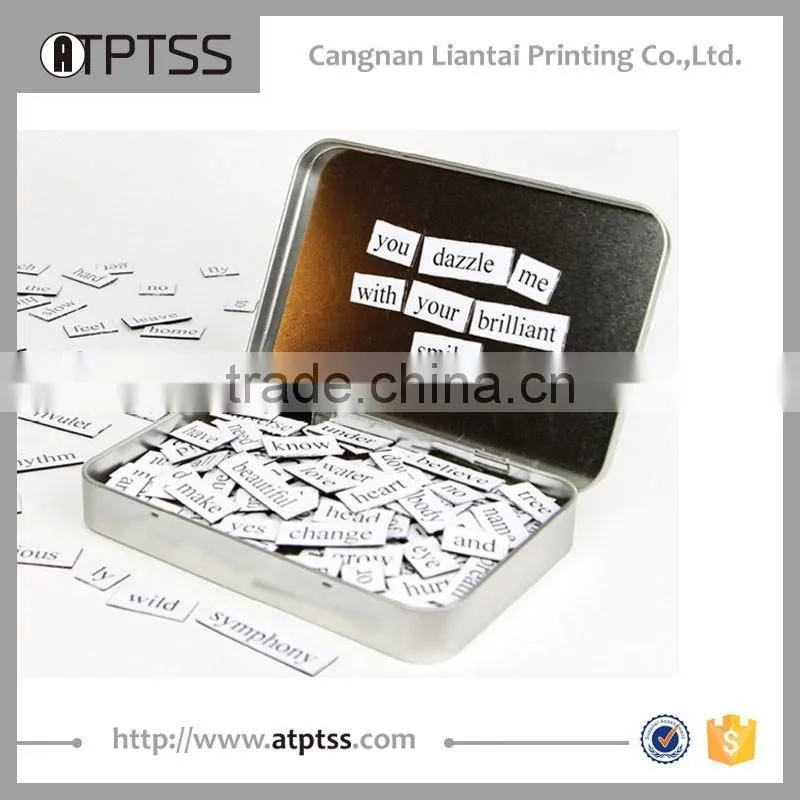 Novelty creative magnetic poetry kit