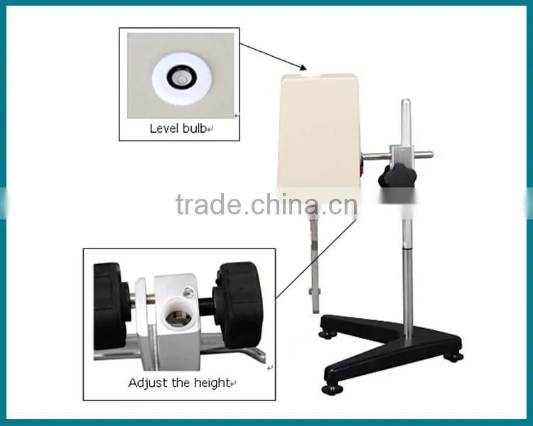 13000000 cps water bath reading cream viscometer