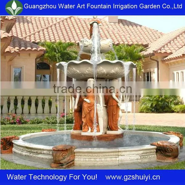 pictures of sculpture water fountain for garden