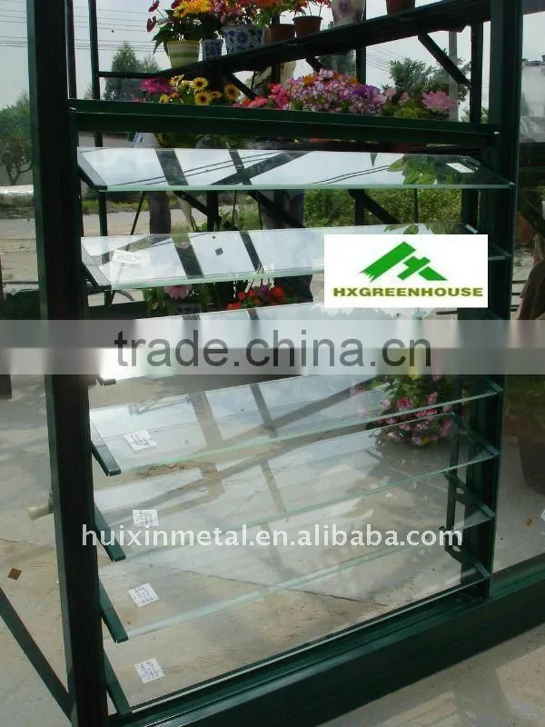 High quality glass green house for your garden HX98 Series