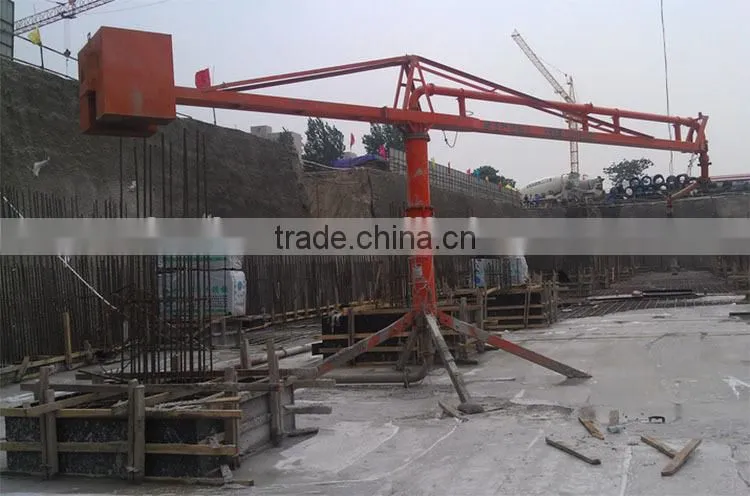 Construction Machinery 13M 15M 17M Concrete Spreader , Concrete Placing boom
