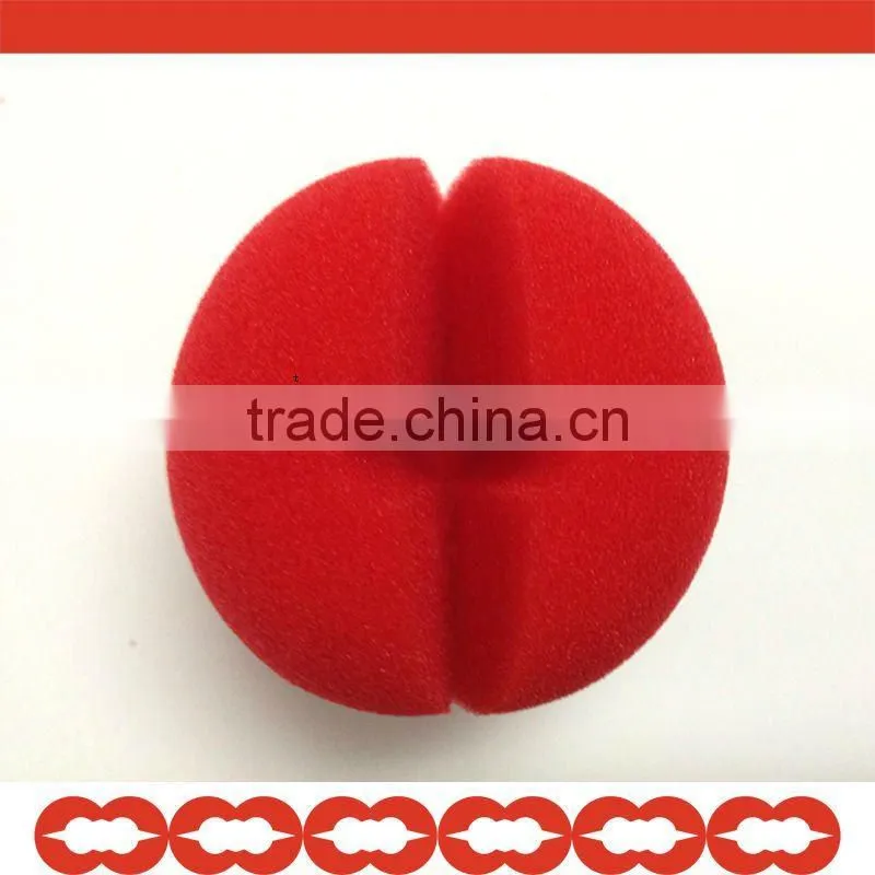 Party accessories red foam clown nose/sponge clown nose