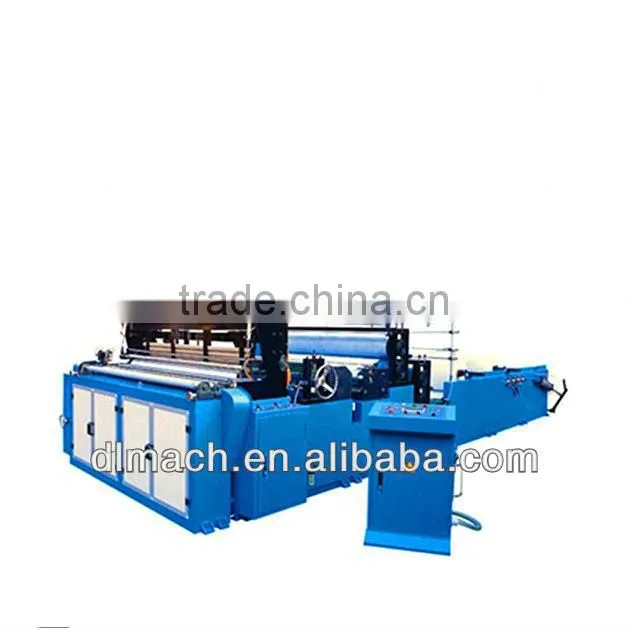 PLC Fully Automatic Embossed & Perforating Toilet Tissue Paper Equipment