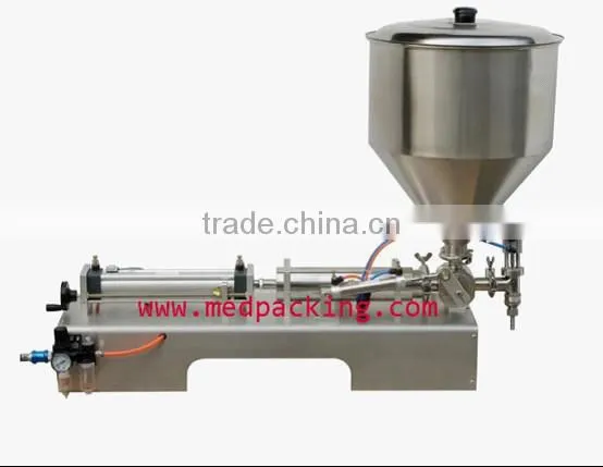 Semi-auto Single Head Cream Shampoo Paste Pneumatic Filling Machine