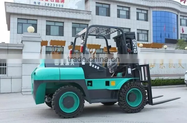 New small 4000kg CPCY40 diesel forklift/off road forklift