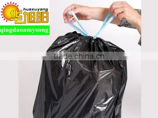 customize industrial waste heat seal black plastic Heavy duty trash bags